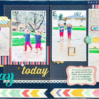 A Rainy Day Today ~Scrapbook Circle &amp; American Crafts~