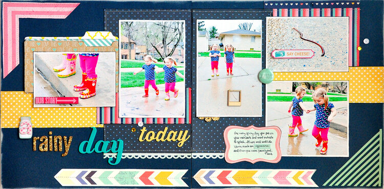 A Rainy Day Today ~Scrapbook Circle &amp; American Crafts~