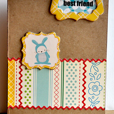 Best Friend card ~Midnight Rooster March Kit~