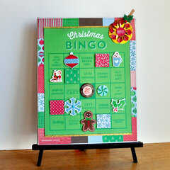 Christmas Bingo Canvas ~American Crafts~