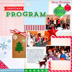 Christmas Program ~American Crafts~
