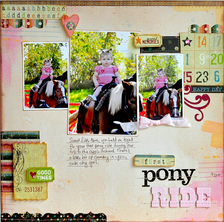First Pony Ride ~Simple Stories~