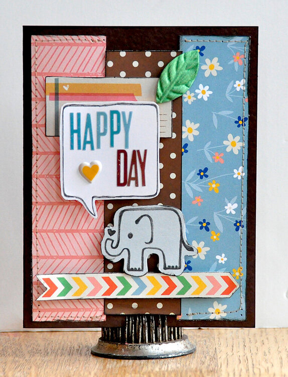 Happy Day card ~American Crafts~