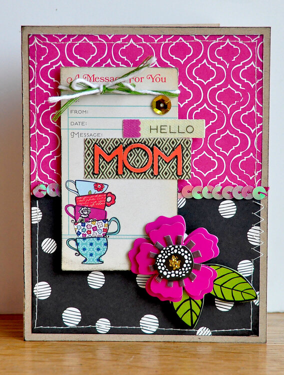 Hello, Mom card ~American Crafts~