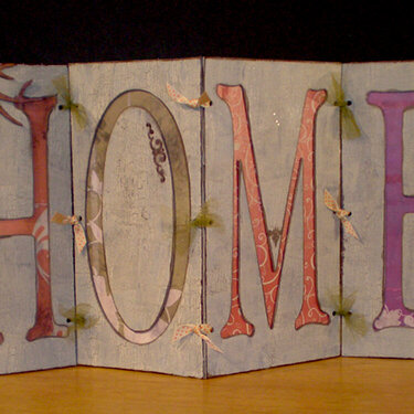 Rusty Pickle ~ Home chipboard sign