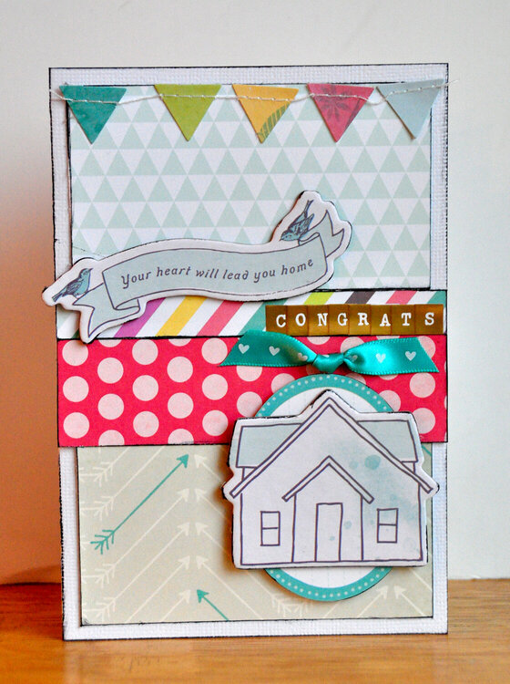 Your Heart Will Lead You Home card ~American Crafts~