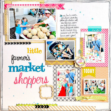 Little Farmer&#039;s Market Shoppers ~NEW Webster&#039;s Pages~