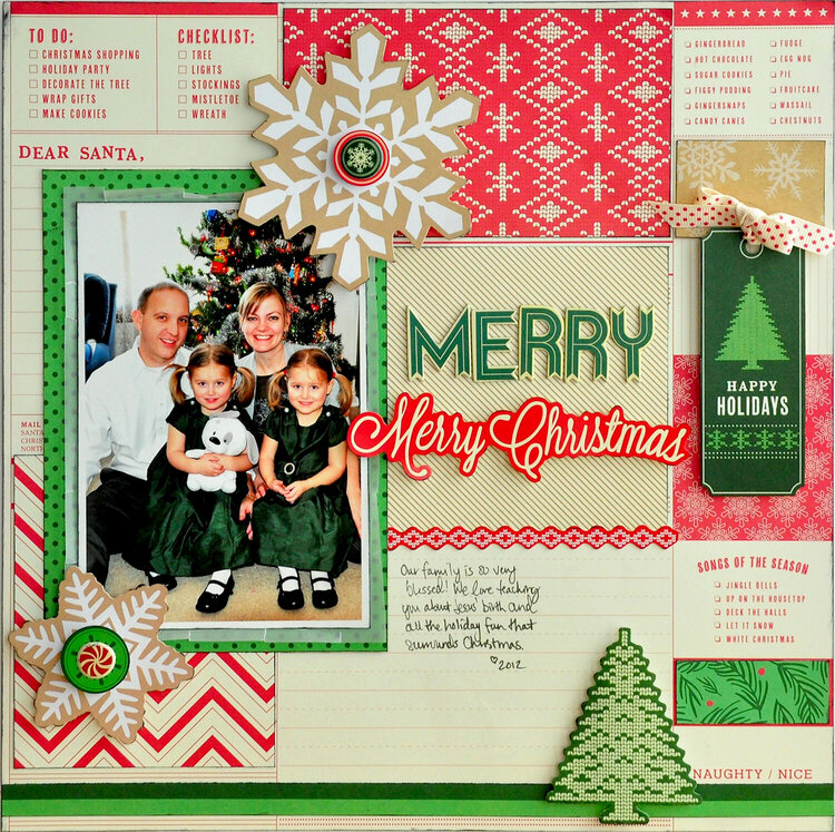 Merry, Merry Christmas ~American Crafts~
