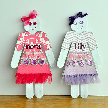 Crafting with Kids: Paper Dolls ~NEW Webster&#039;s Pages~