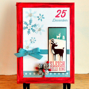 Sleigh Bells Ring Canvas ~American Crafts~