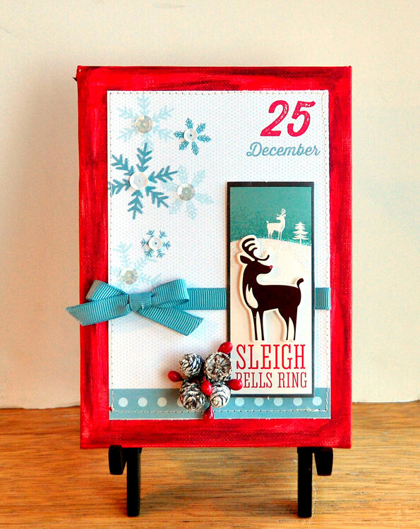 Sleigh Bells Ring Canvas ~American Crafts~