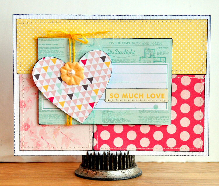 So Much Love card ~American Crafts~