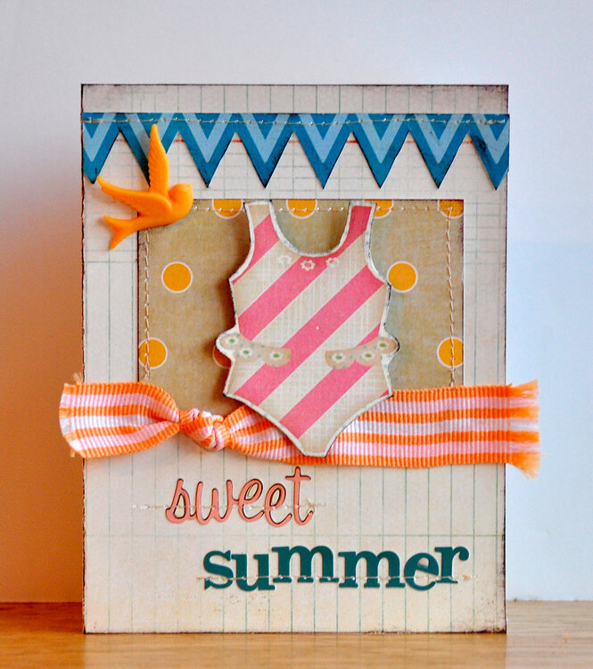 Sweet Summer card ~NEW Webster&#039;s Pages~
