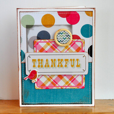 Thankful card ~American Crafts~