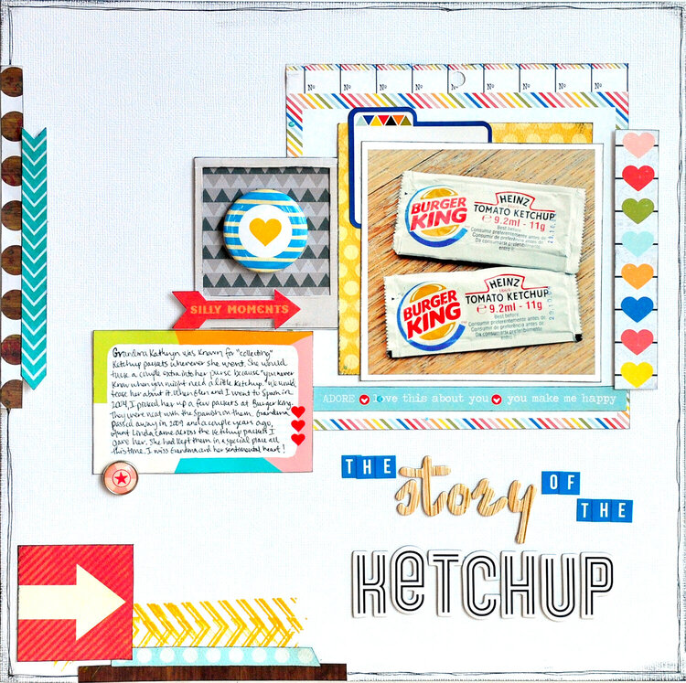 The Story of the Ketchup ~Scrapbook Circle~