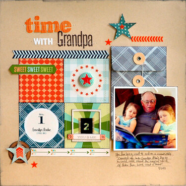 Time with Grandpa ~Scrapbook Circle~