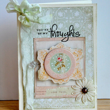 You&#039;re in my Thoughts card
