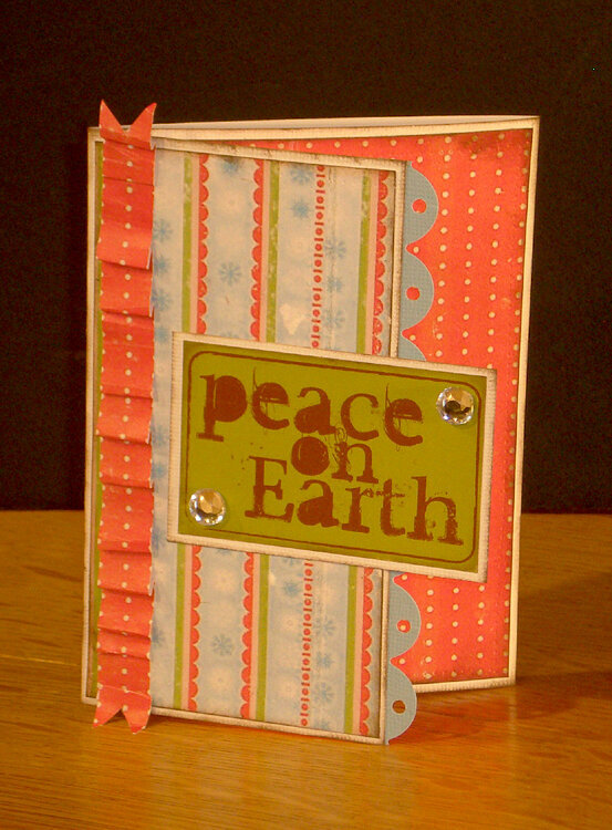 Rusty Pickle ~ Peace on earth card
