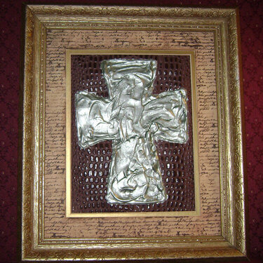 Plaster Cross Frame