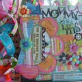 Mommy-ism Collage paper bag album