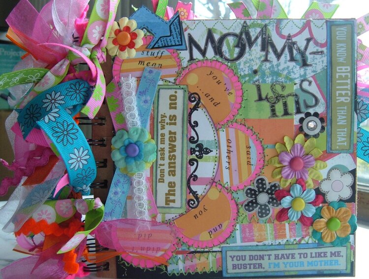 Mommy-ism Collage paper bag album