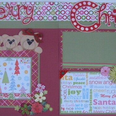 Merry Christmas 12x12 layout