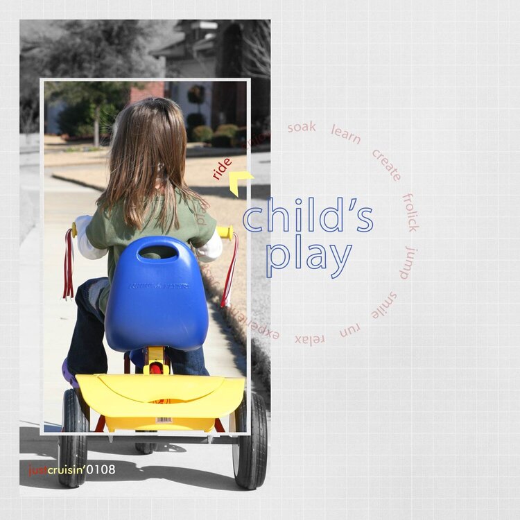 Child&#039;s Play. Ride.