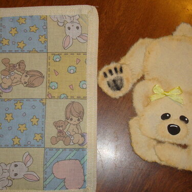 Baby Tear Bear and Quilt