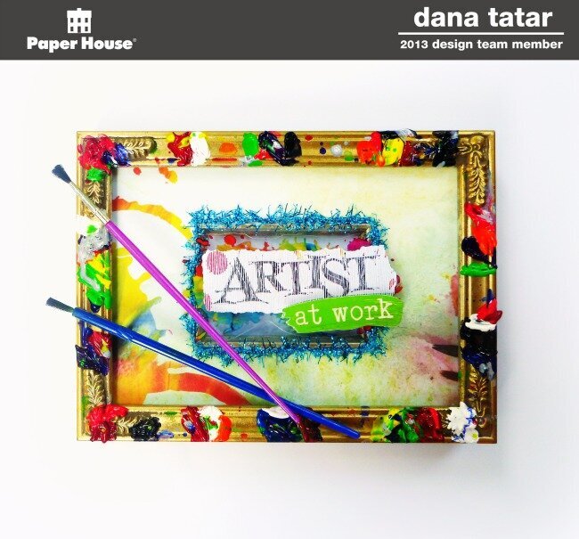 Artist At Work Frame - Paper House Productions
