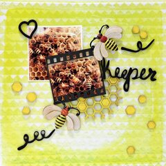 Bee Keeper - ColoriQue by Lisa Marie Jimenez