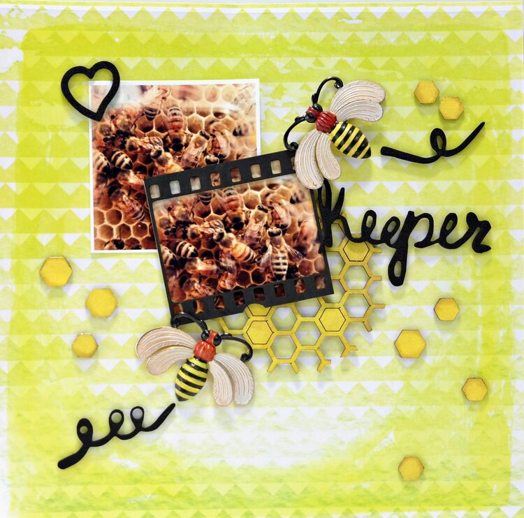 Bee Keeper - ColoriQue by Lisa Marie Jimenez