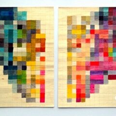 Piece Of My Heart Pixelated Prints - Clearsnap