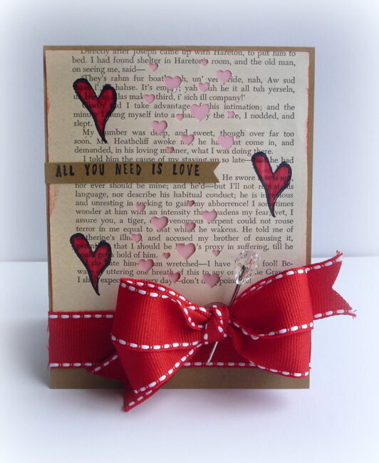 All You Need Is Love Card - Craft-Dee BowZ