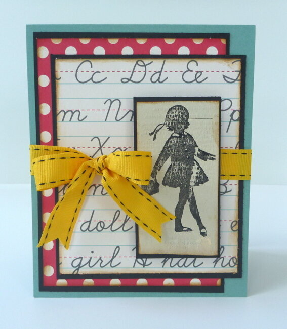 Back to School Card - Creative Inspirations Paint