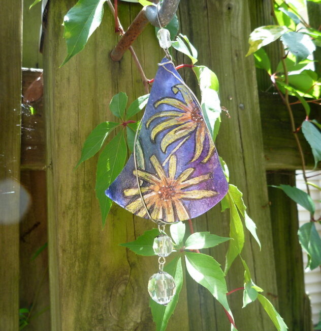 Black Eyed Susan Sun Catcher - Paper Wings Productions