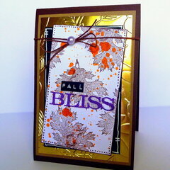 Fall Bliss Card - Clearsnap Guest Designer