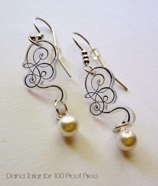 Squiggle Earrings - 100 Proof Press Guest Designer