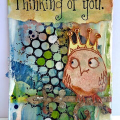 Thinking of You ATC - 100 Proof Press Guest Designer