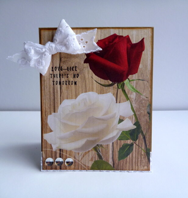 Love Like There&#039;s No Tomorrow Card - Craft-Dee BowZ