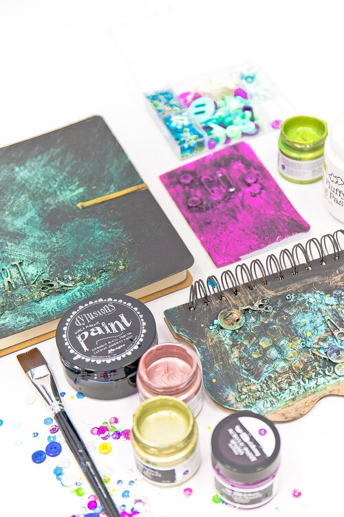 Lesson 10 - Creative Ways to Create a Layered Paint Texture | Mixed Media Basics with May Flaum