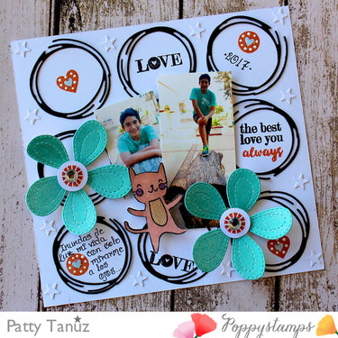 LOVE YOU ALWAYS LAYOUT with POPPYSTAMPS