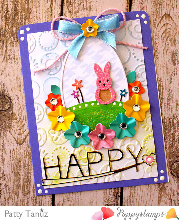 Happy Easter Card (Poppystamps)