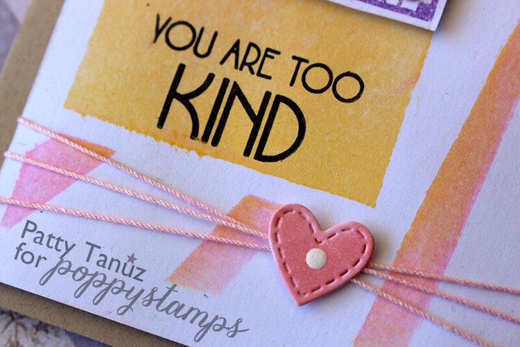 YOU ARE TOO KIND CARD