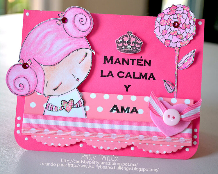 MANTN LA CALMA Y AMA (KEEP CALM AND LOVE)