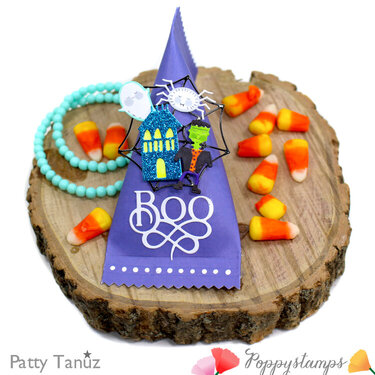 Boo Halloween Triangular Box!