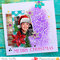 Merry Christmas Layout with Poppystamps