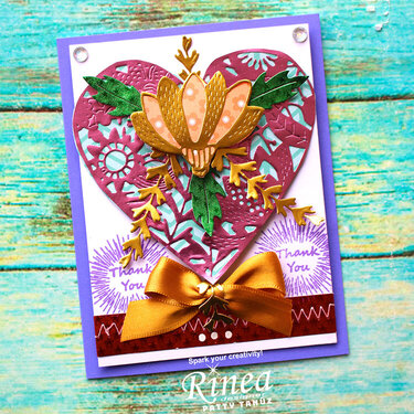 Beautiful Card with Rinea Foils!