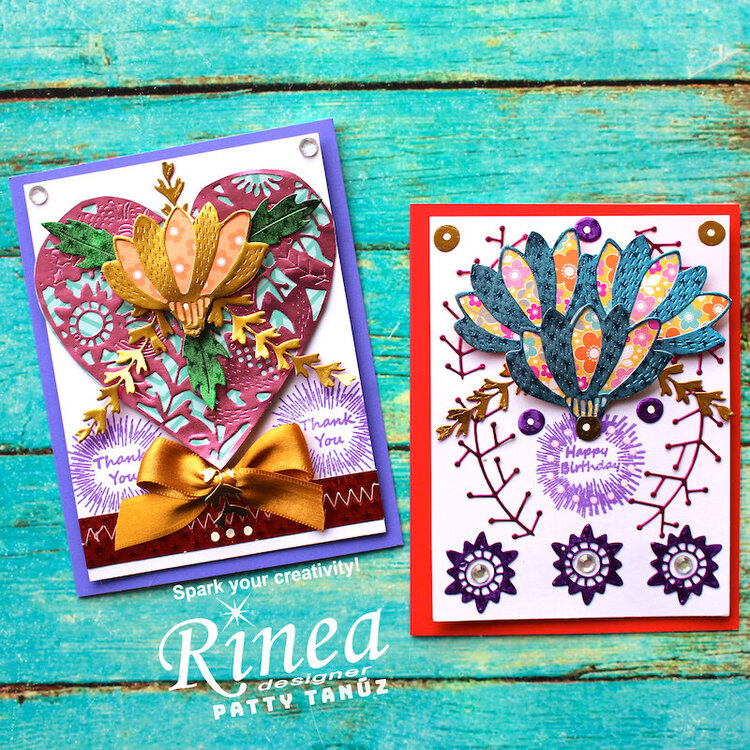 Beautiful Card with Rinea Foils!