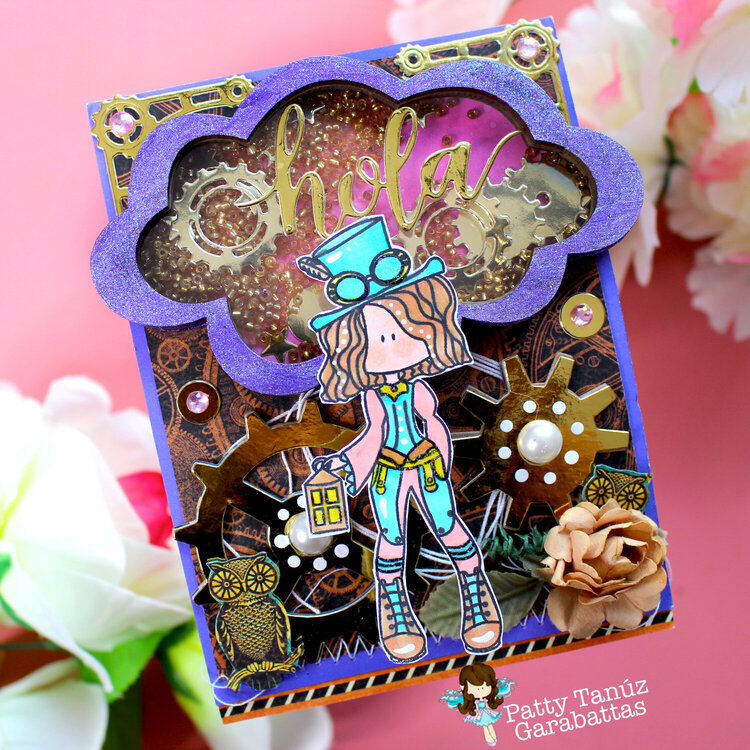 Shaker Steampunk Card!!!!