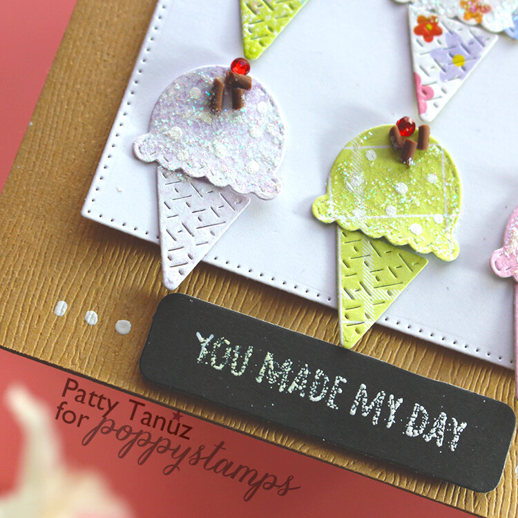 YOU MADE MY DAY CARD WITH POPPYSTAMPS